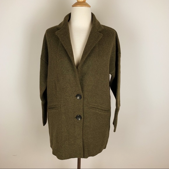 🎈last price Madewell merino blazer sweater/coat - Picture 6 of 8